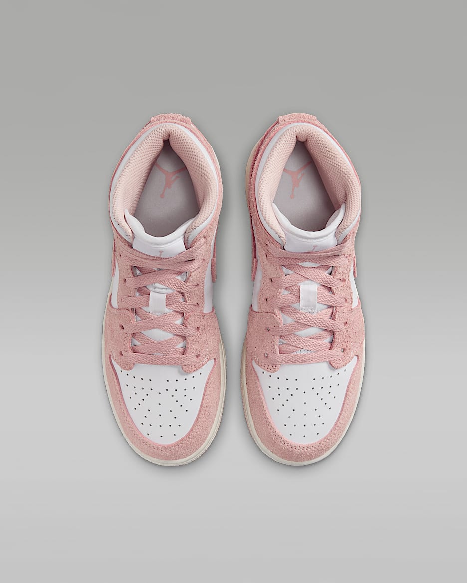 Air Jordan 1 Mid SE Big Kids Shoes